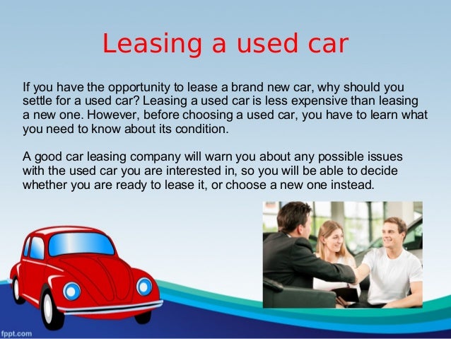 pre owned car lease deals